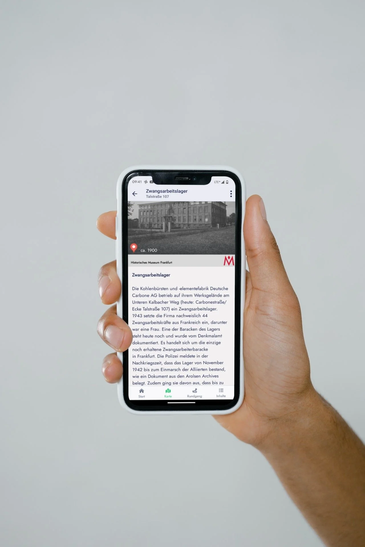 Frankfurt History App – forced labour camp